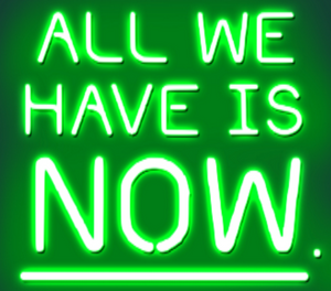 ALL WE HAVE IS NOW Neon Sign