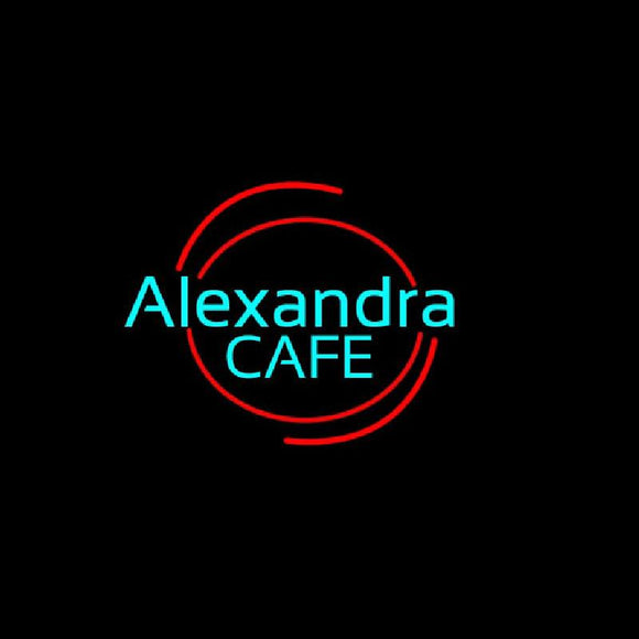 Alexandra Cafe Handmade Art Neon Sign