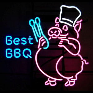 Professional  Best Bbq Beer Bar Open Neon Signs