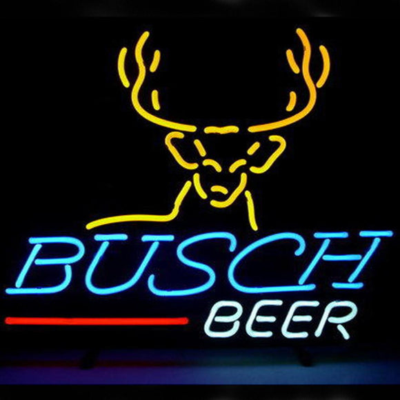 Professional  Busch Beer Bar Open Neon Signs