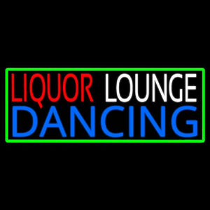 Bar Liquor Lounge Dancing With Wine Glasses Handmade Art Neon Sign