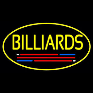 Billiards 3 Handmade Art Neon Sign