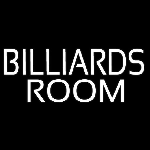 Billiards Room 4 Handmade Art Neon Sign