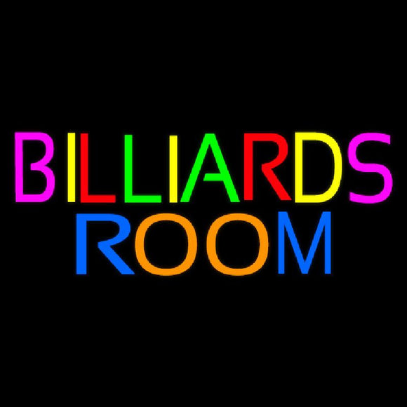 Billiards Room 5 Handmade Art Neon Sign