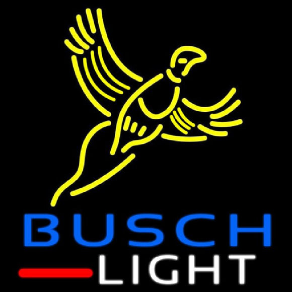 Blue Busch Light Pheasant Beer Sign Handmade Art Neon Sign
