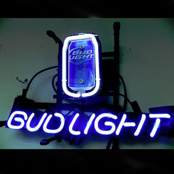 Bud Can Budweiser Handmade Art Neon Sign
