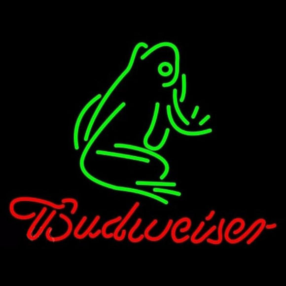 Budweiser Frog Handmade Art Neon Sign