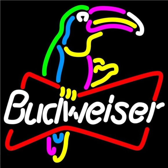 Budweiser Toucan Beer Sign Handmade Art Neon Sign