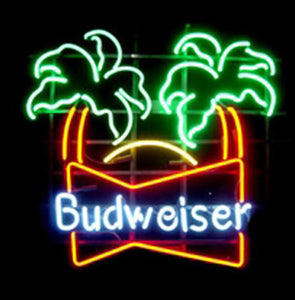 Budweiser Palm Trees Neon Sign