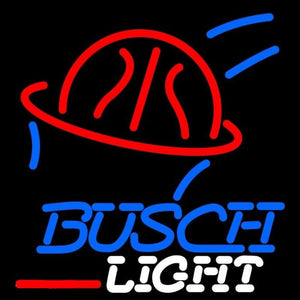 Busch Light Basketball Beer Sign Handmade Art Neon Sign