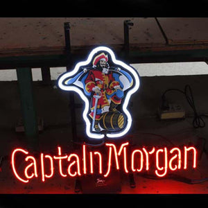 Professional  Captain Morgan Beer Bar Open Neon Signs