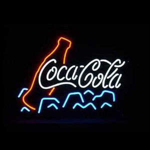 Professional  Coca Cola Ice Beer Bar Open Neon Signs