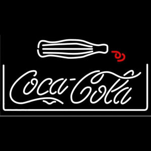 Coca Cola Coke Bottle Soda Pop Pub Game Room Handmade Art Neon Sign