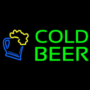 Cold Beer Handmade Art Neon Sign