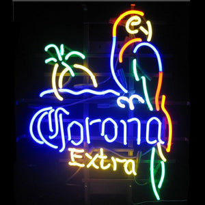 Corona Extra Parrot Neon Bar Sign