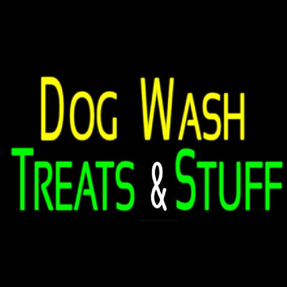 Dog Wash Treat And Stuff 2 Handmade Art Neon Sign