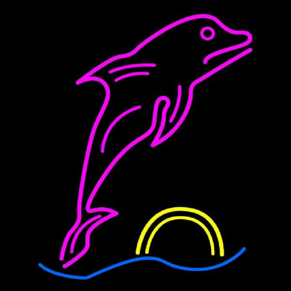 Dolphin Handmade Art Neon Sign
