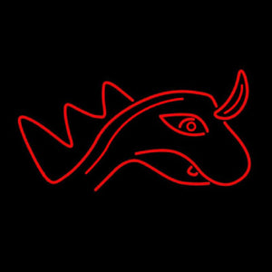 Dragon Head Handmade Art Neon Sign