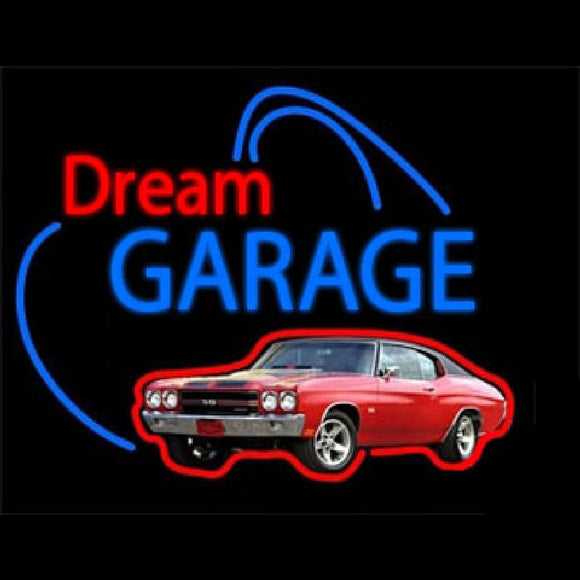 Dream Garage Chevy Chevelle Ss Handmade Art Neon Sign