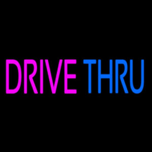 Drive Thru Handmade Art Neon Sign