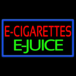 E Cigarettes E Juice Handmade Art Neon Sign