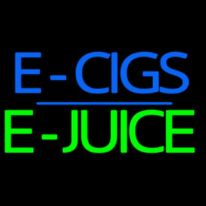 E Cigs E Juice Handmade Art Neon Sign