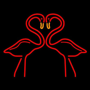 Egret Logo Handmade Art Neon Sign