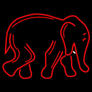 Elephant Handmade Art Neon Sign