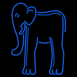 Elephant Handmade Art Neon Sign