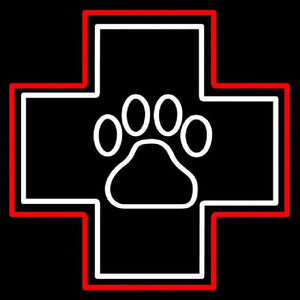 Emergency Icon Veterinary Handmade Art Neon Sign