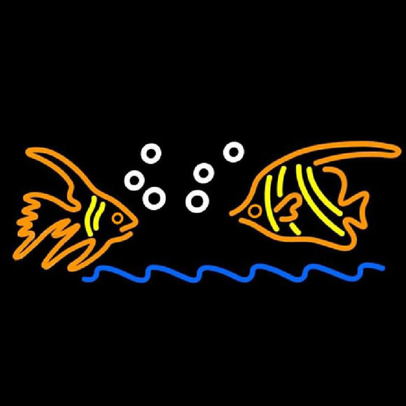 Fish Logo Handmade Art Neon Sign