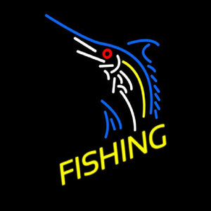 Fishing Handmade Art Neon Sign