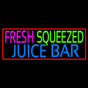 Fresh Squeezed Juice Bar Handmade Art Neon Sign