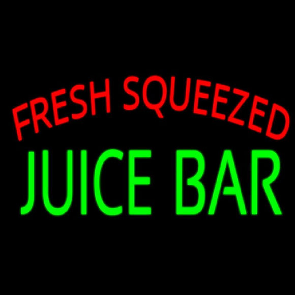 Fresh Squeezed Juice Bar Handmade Art Neon Sign
