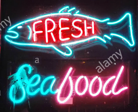 Fresh Sea Food Neon sign