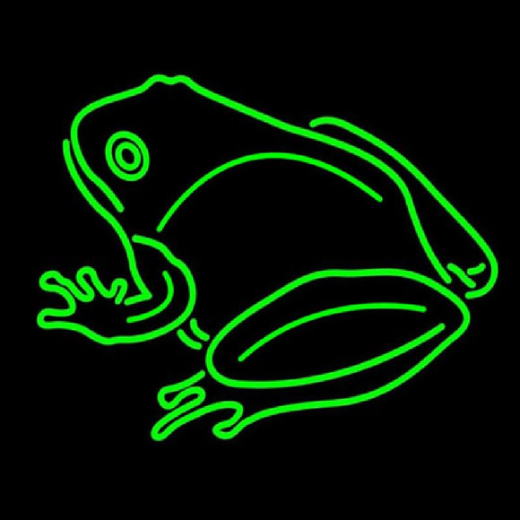 Frog Logo Handmade Art Neon Sign