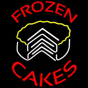 Frozen Cakes Birthday Dessert Handmade Art Neon Sign