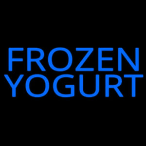Frozen Yogurt Handmade Art Neon Sign