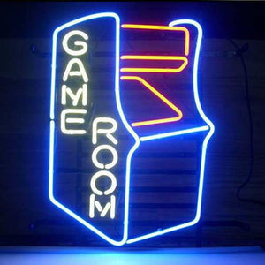 Professional  Gameroom Retro Shop Open Neon Sign