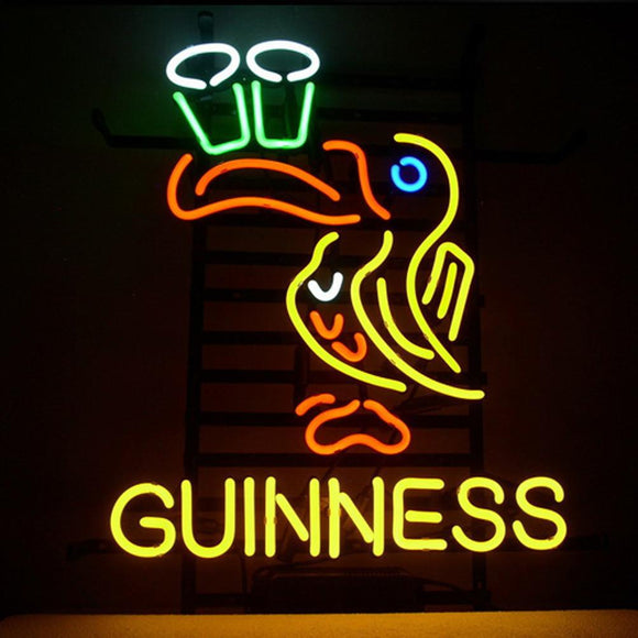Professional  Guinness Irish Lager Ale Toucan Neon Beer Bar Pub Sign T713