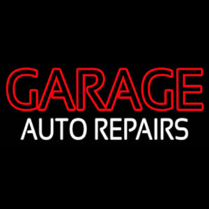 Garage Auto Repairs Handmade Art Neon Sign