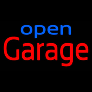 Garage Open Handmade Art Neon Sign