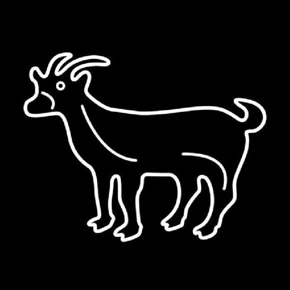 Goat Handmade Art Neon Sign