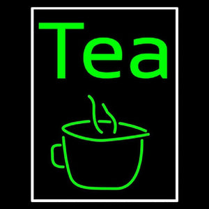 Green Tea Handmade Art Neon Sign