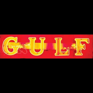 Gulf Gasoline Handmade Art Neon Sign