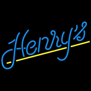 Henrys Dark Beer Sign Handmade Art Neon Sign