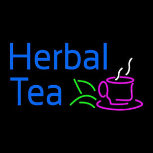 Herbal Tea Handmade Art Neon Sign