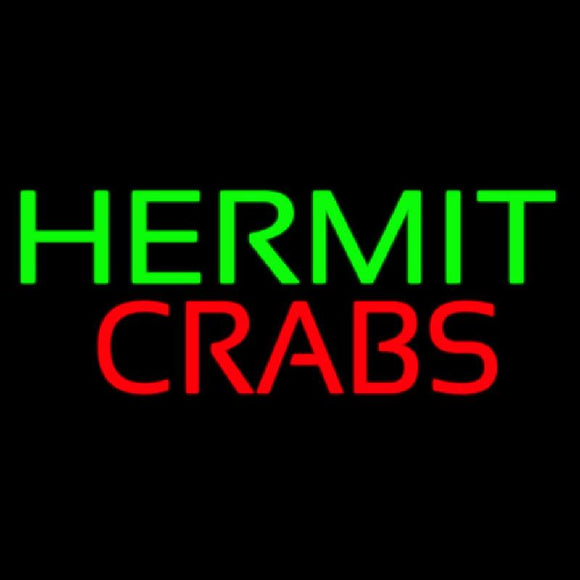 Hermit Crabs Handmade Art Neon Sign