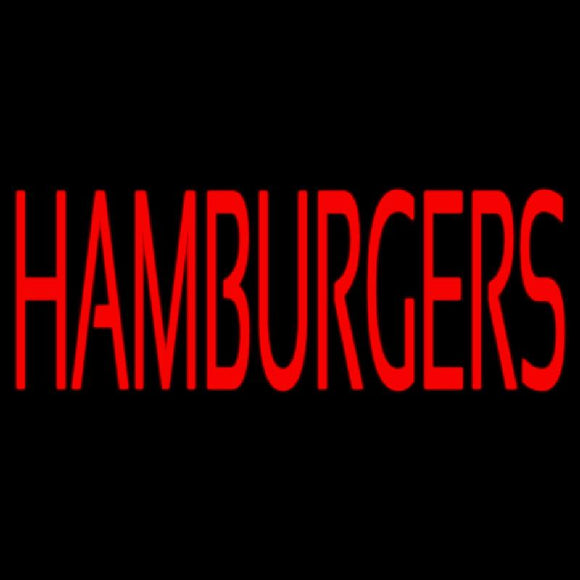 Humburgers Handmade Art Neon Sign