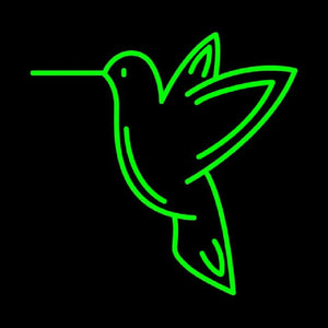 Hummingbird Handmade Art Neon Sign